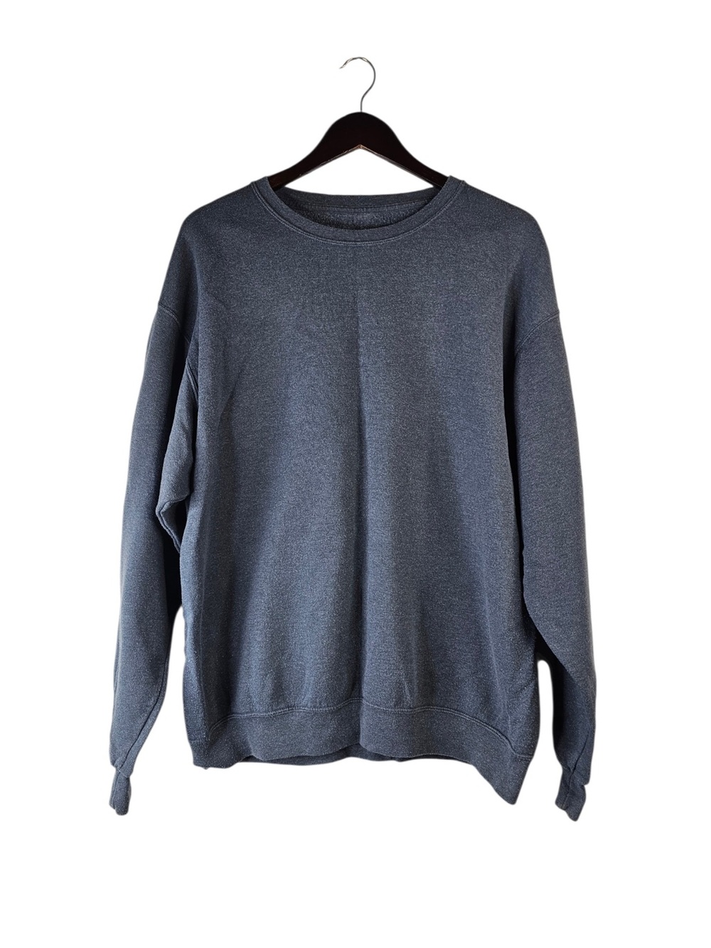 Fruit of the Loom Mens XL Charcoal Gray Fleece Crewneck Sweatshirt